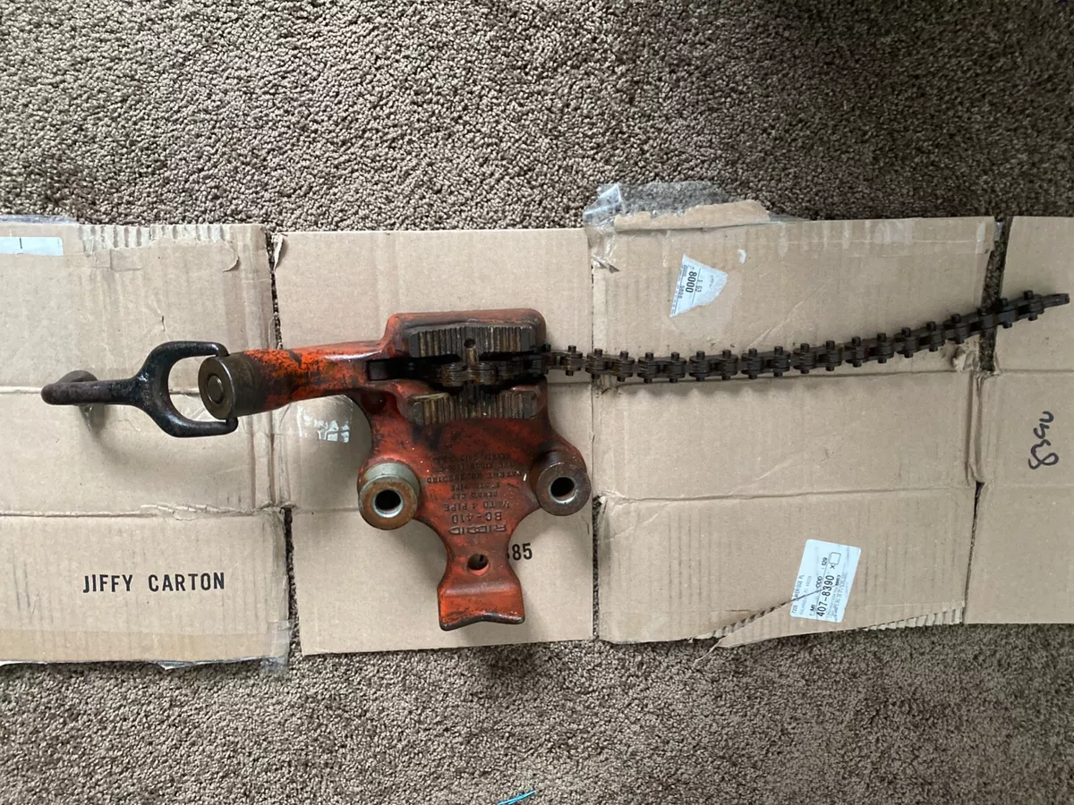 Ridgid Chain Pipe Vise BC 410 eBay