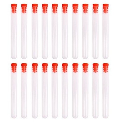 10ml Hard Plastic Test Tube with Cap 16x100mmPack of 20