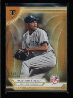 MARIANO RIVERA 2018 TRIPLE THREADS #57 AMBER PARALLEL #151/199 AY5384