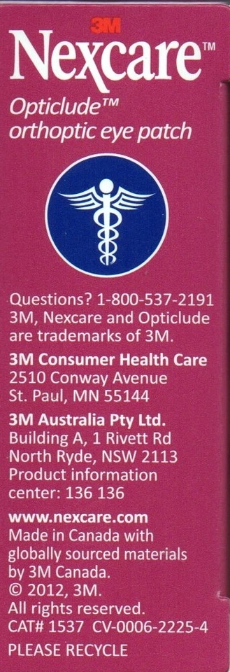 3M Nexcare Opticlude Eye Patch Orthoptic Junior Size 3 Boxes 60 Pcs Expire 2027 - Image 4 of 4