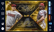 [DIGITAL] TOPPS BUNT 2022 ZAC GALLEN / BRANDON WEBB ICONIC DUAL GOLD SIG, DBACKS