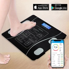 Digital Smart Body Fat Scale BMI Analyzer Weight Health Fitness Bone Mass Muscle