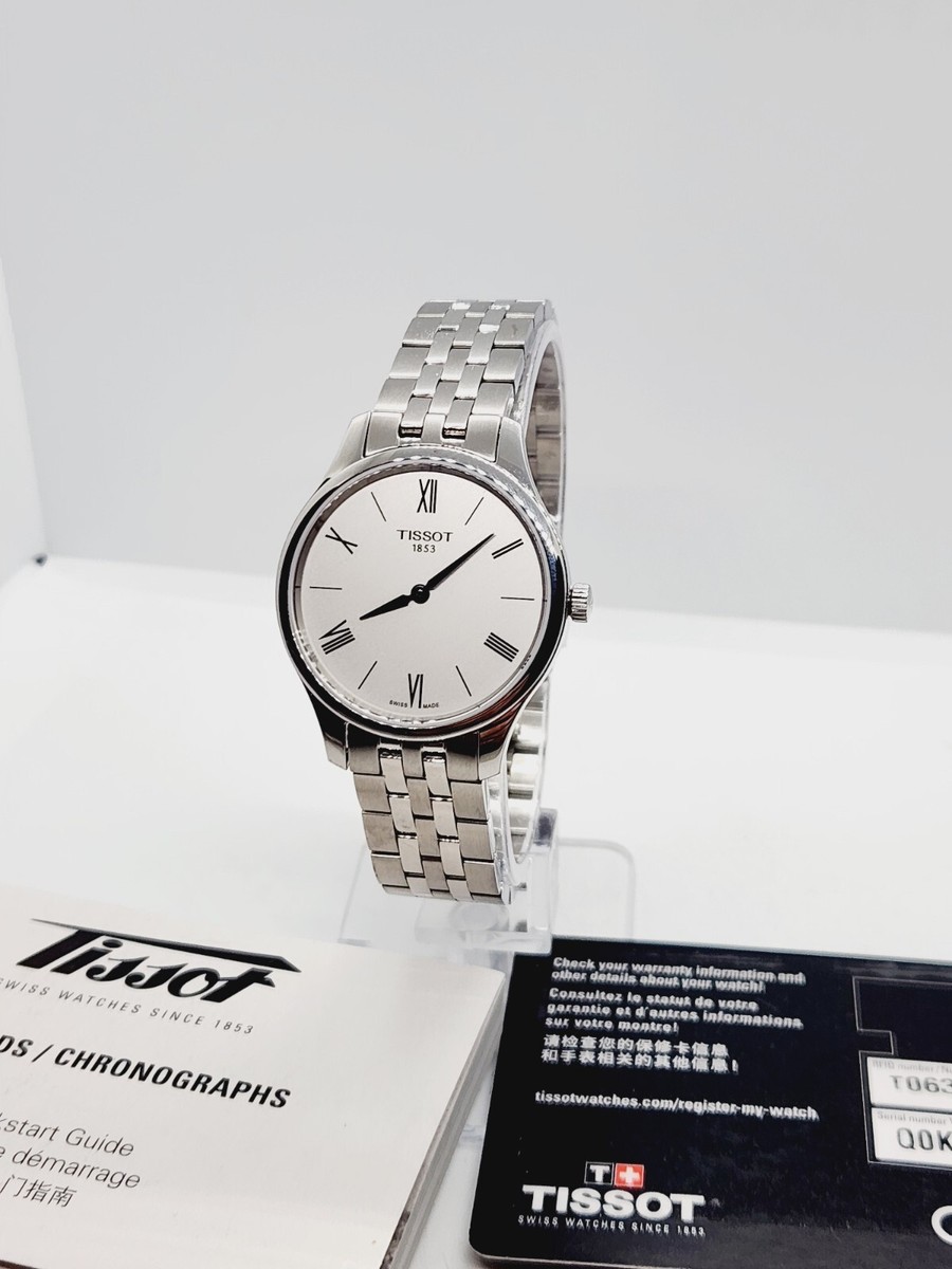 Tissot Women's Elegance Roman Numerals Sapphire 31mm Watch