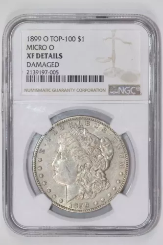 1899-O MICRO O MORGAN DOLLAR NGC XF DETAILS