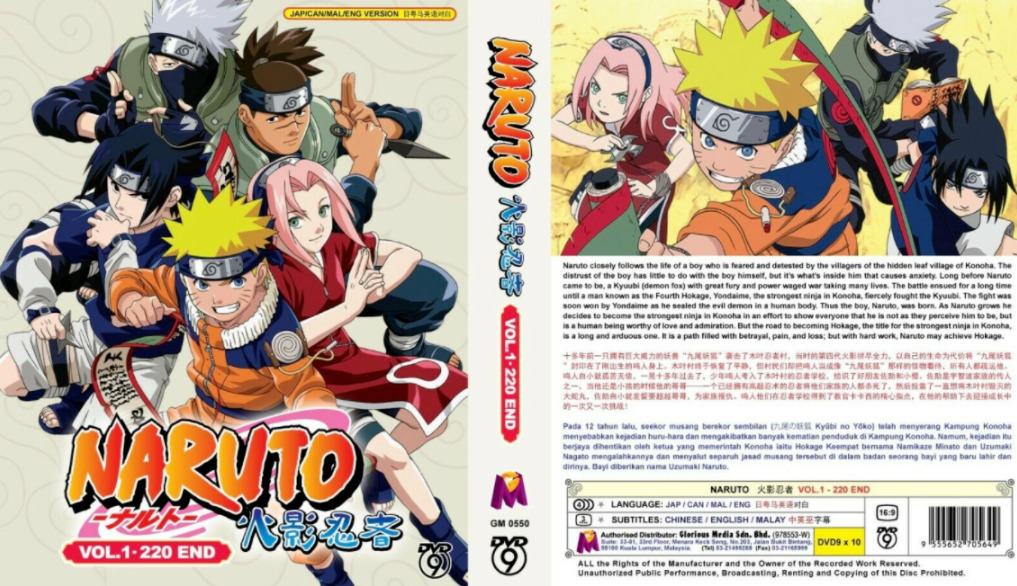 Naruto Shippuden Episode 1-720End DVD Anime Complete Series ENGLISH DUBBED