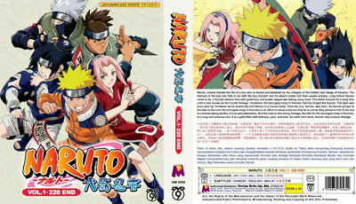 Naruto Shippuden Episodes 398-448 English Dubbed / Japanese Seasons 19-20  DVD