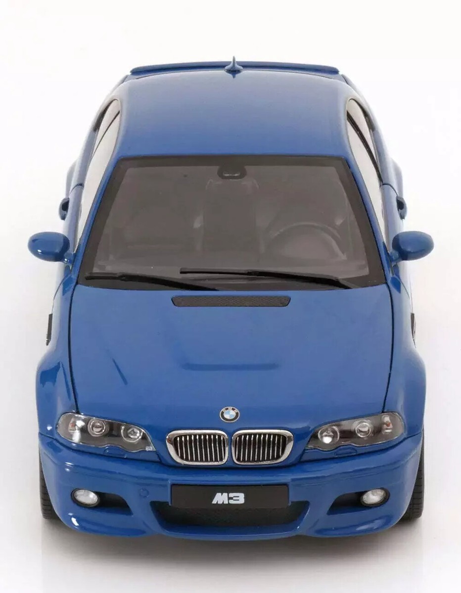 1/18 BMW M3 (E46) 2000 Blue Metallic LHD Diecast Model Car 1/18 BMW M3 (E46) 2000 Blue Metallic LHD Diecast Model Car