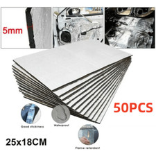 Sound Deadening 50 Sheets Silver Foil Butyl Deadener Car Vibration Proofing Mats
