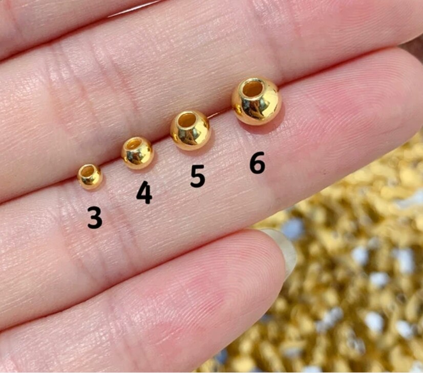PATIKIL Cross Beads For Bracelets – 24 Pcs Gold Plated Pendants, Loose Spacer Beads For Jewelry Making, DIY Necklaces & Bracelets (Brass, 6x6mm) 4 thumbnail image