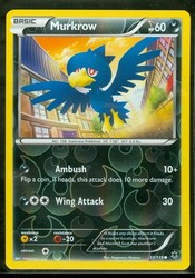 Murkrow 51/119 XY - Phantom Forces Reverse Holo