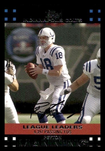 2007 Topps #396 Peyton Manning Indianapolis Colts
