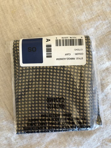 EILEEN FISHER CLAY HOUNDSTOOTH SILK SKINNY SCARF O/S NWT - 第 2/7 張圖片