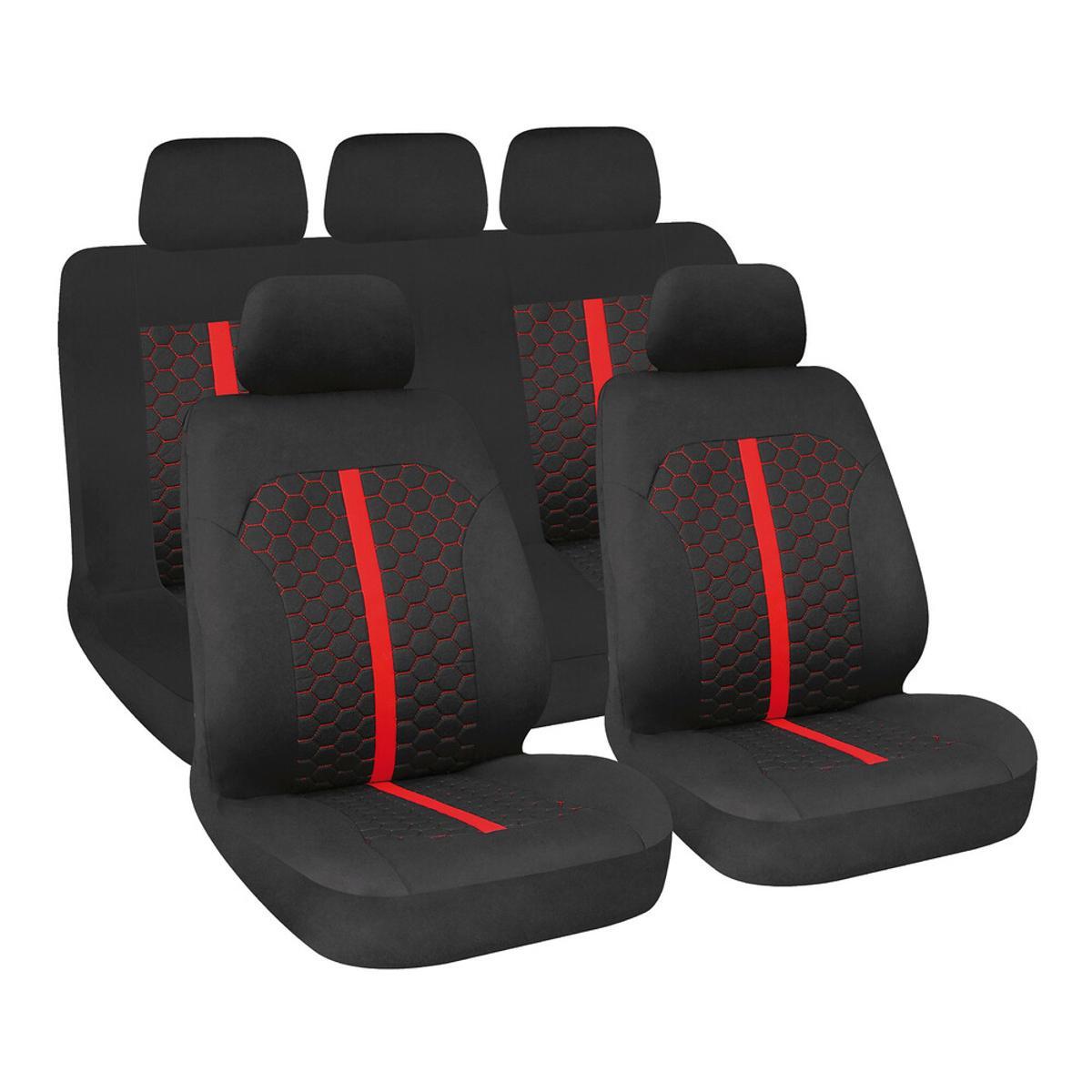 Set fodere Lampa per Sedili Auto Stinger Nero con 5 Copripoggiatesta