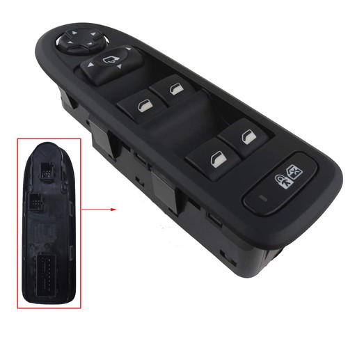 BOUTON DE LEVE VITRE AVANT GAUCHE Prévu Pour C5 308 508 = 96644917XT - Imagen 3 de 7