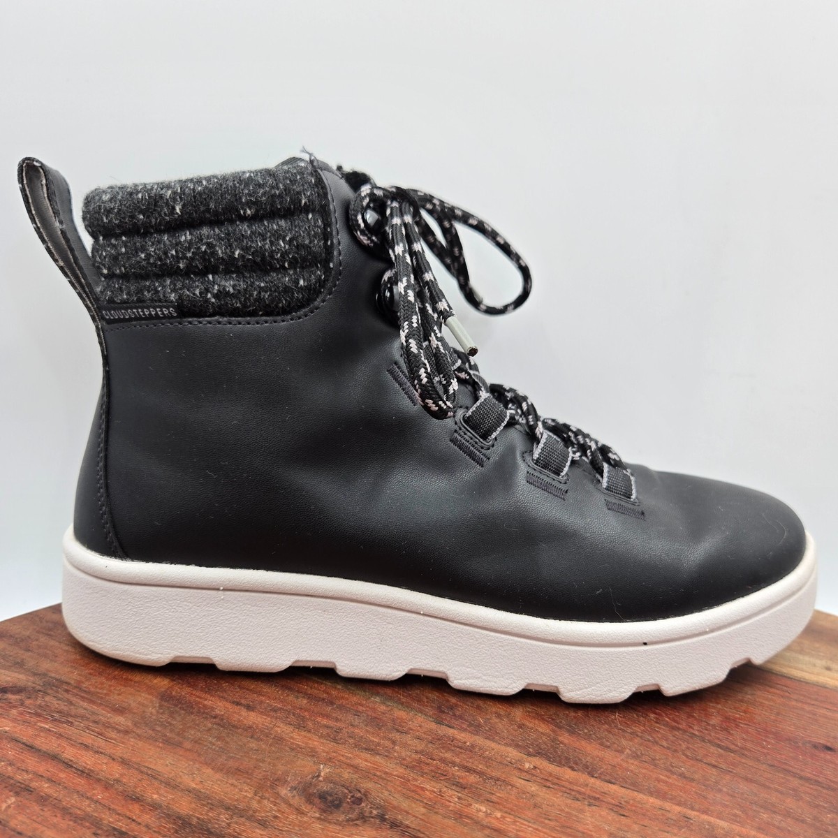 Ladies Boots Clarks Booties Black Clarks Step Explore Boots