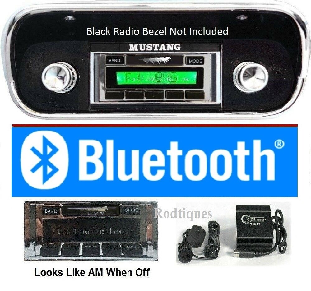 1969-1970 Ford Mustang Bluetooth Radio Hands Free 300 Watts 630 BT
