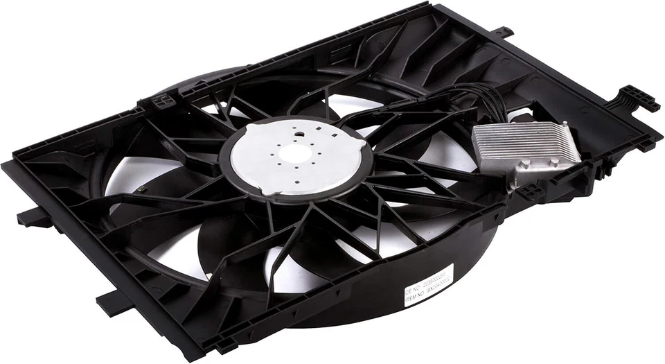 Conjunto de ventilador de refrigeración del motor 600W para Mercedes Benz W203 W209 C230 C240 CLK320 Foto 2 de 4
