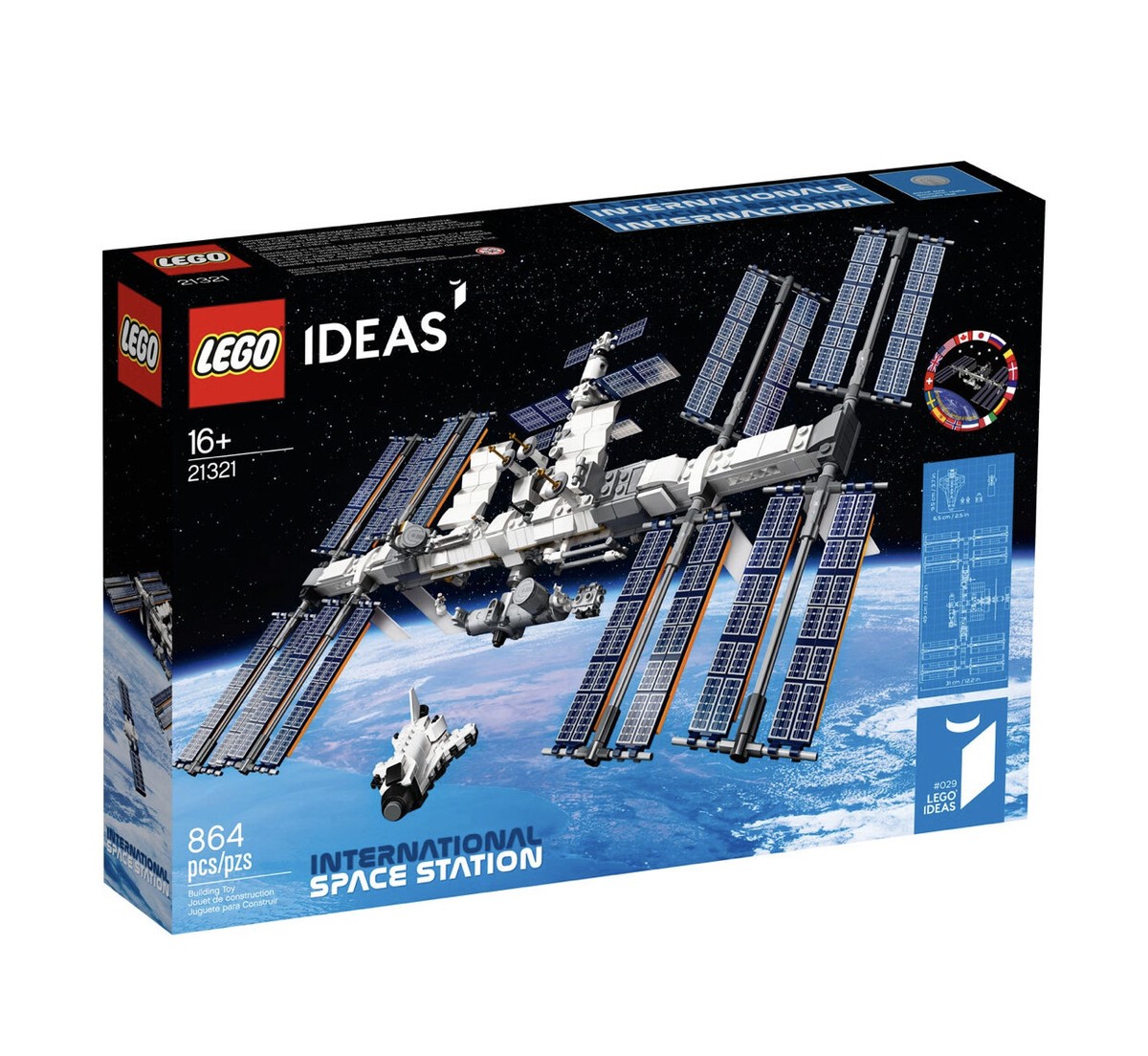 LEGO ideas International Space Station 21321 864 pieces | eBay