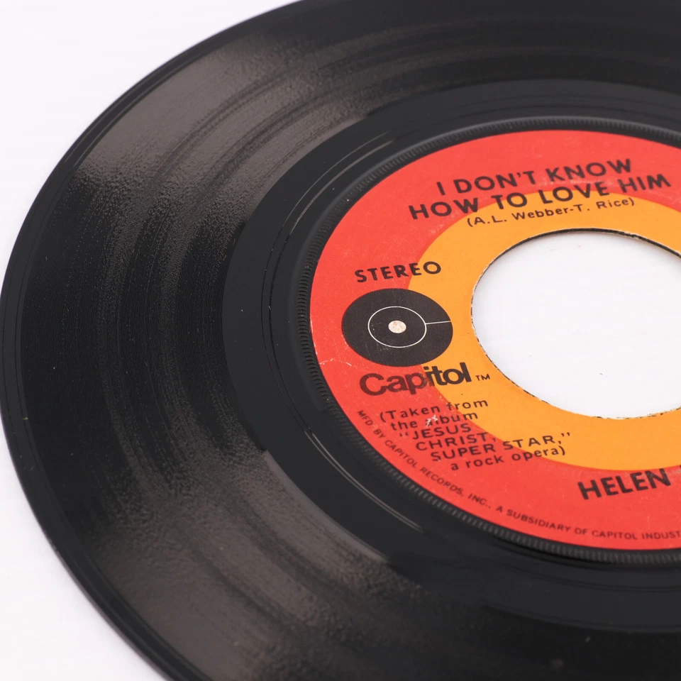 Helen Reddy – I Don't Know How To Love Him / I Believe In Music 45 rpm 7" Single - Image 4 of 4