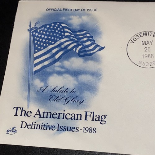 AMERICAN FLAG REGULAR POSTAGE FDI ARTMASTER/ARTCRAFT Lot Of 5 Evelopes - Picture 10 of 14