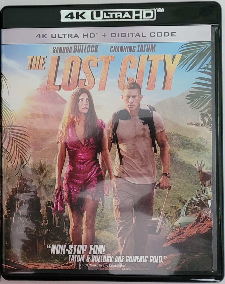 THE LOST CITY 4K ULTRA HD BLU RAY FREE SHIPPING SANDRA BULLOCK