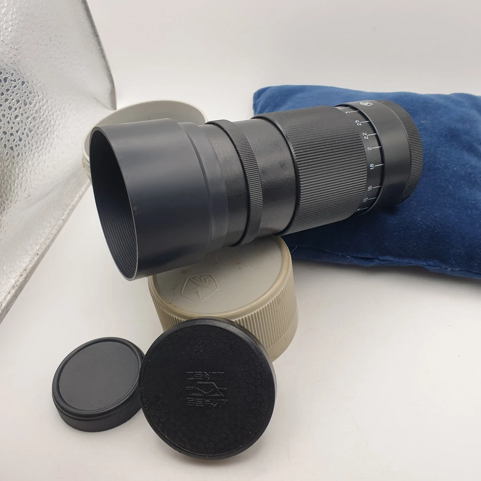 Jupiter-37A f3.5/135mm Vintage Russian SLR Telephoto Lens M42 Zenit Pentax Nikon - Image 3 of 4