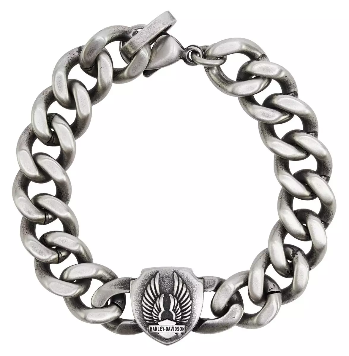 Harley davidson chain link best sale bracelet