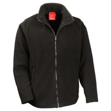 Mens Fleece Jacket New Plain Full Zip Up Heavy Outdoor Warm Polar Anti Pill Work