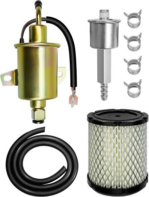 Fuel Pump with Fuel Filter and Air Filter Tune Up Kit fit for Onan Cummins Gener