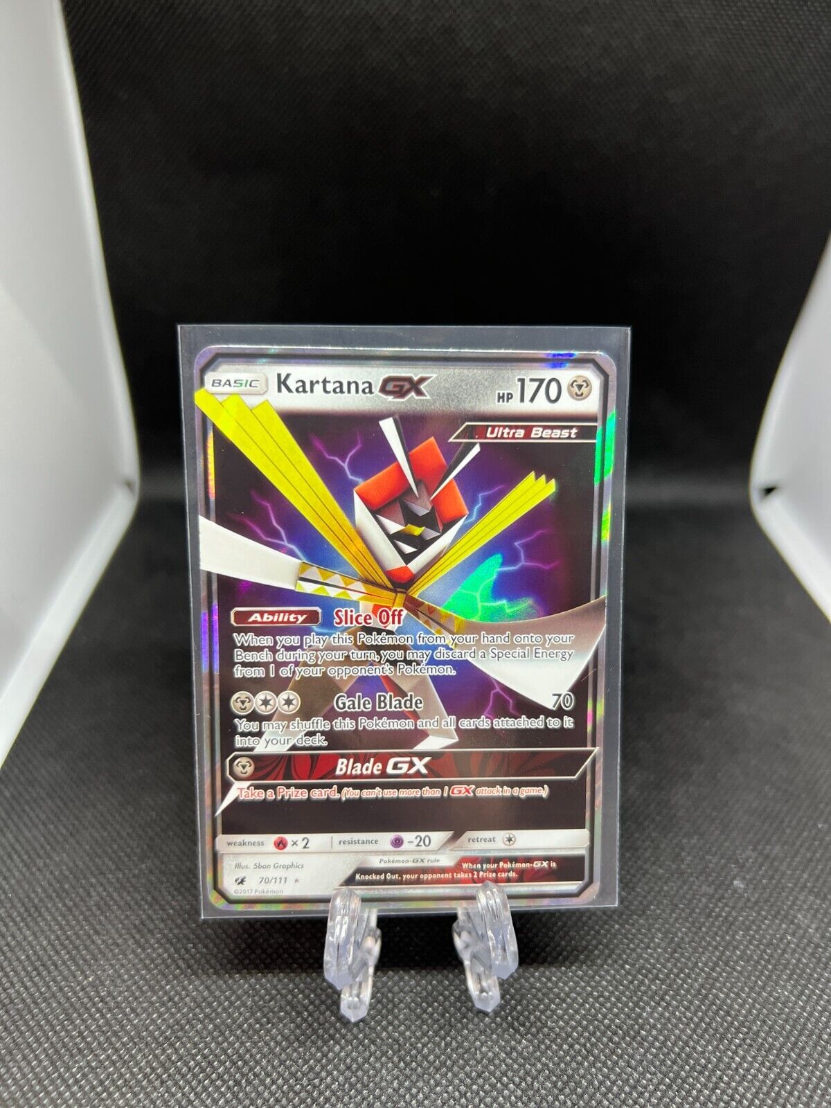 Verified Kartana-GX - Crimson Invasion by Pokemon Cards