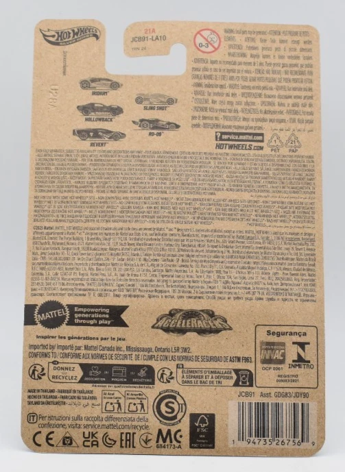 Hot Wheels AcceleRacers RD-09 Silver Series 2025 4/5. Blister Card - Immagine 2 di 2