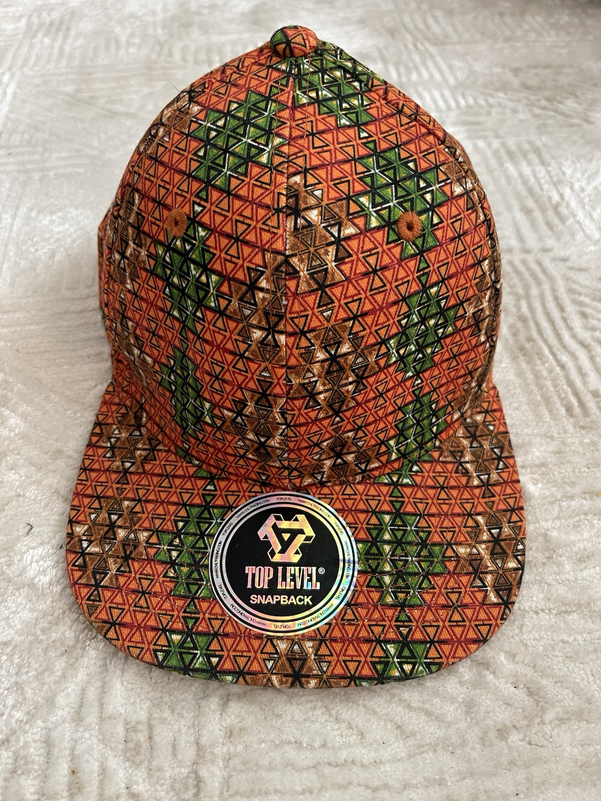Top Level Snapback Hat Multicolored Adjustable - image 1