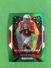 2021 Panini Prizm Draft Picks - All-American Justin Fields #192 Green Prizm (RC)