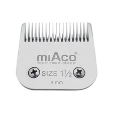 Hoja cortapelos desmontable Miaco tamaño 1,5 se adapta a Oster Classic 76, Andis BGC, BGR, B