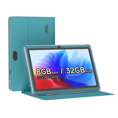 7 inch Android 14 Tablet, 7'' HD IPS Touchscreent, Quad-Core, 8GB (5GB expans...