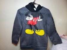 Mickey Mouse Ears Pullover Hoodie, Long Sleeve Kids 10-12, Mickey Junior, VGC