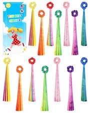 14Pcs Rainbow Dance Ribbons for  Adults, Hand Held Streamers for with Wrist ...