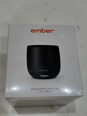  NEW IN BOX! SEALED! Ember Temperature Control Mug 6oz/WORKS WITH ANDROID& APPLE