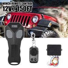 Wireless Winch Remote Control Kit Dc12v Switch Handset For Jeep Atv Suv Truck