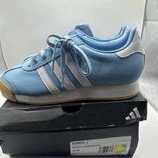 Adidas Kids Samoa Carolina Blue Size 4 Brand New