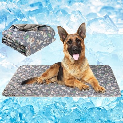 Fuz Bigaza Dog Cooling Mat, Pet Washable Non-Toxic Summer Medium(28*40), Gray 