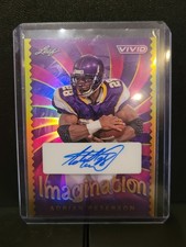 2024 Leaf Vivid Adrian Peterson Autograph Imagination /10