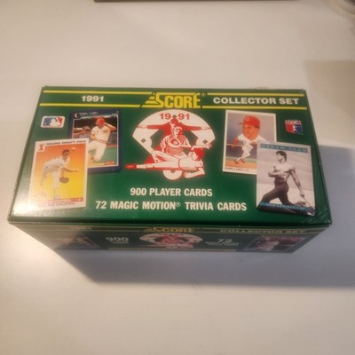 1991 Score MLB Collectors Complete Set  (1-900 + 72 Magic Motion Trivia Cards)