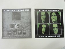Type O Negative 2003 Life Killing Me Promotional Sticker Flawless New Old Stock