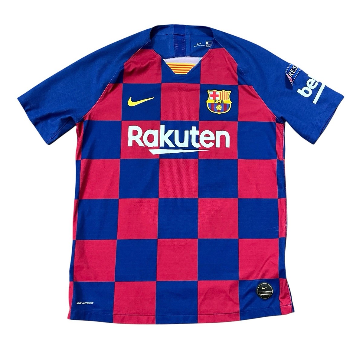 Nike FC Barcelona Vapor Match Home Grid Soccer Jersey Men Small