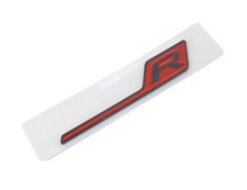 R Boot Badge Red Black Emblem for C63 A45 E63 S63 CLS63 SL63 GLA GLC GTR