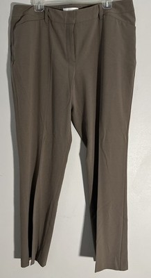 Chicos 3 Regular Light Brown Dress Career Trousers Pants
