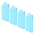  4-teiliges Mini-Waschbrett aus Kunststoff: Tragbares Reisewaschbrett zum