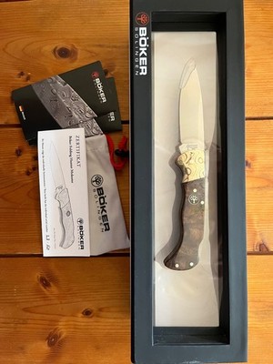 Böker Manufaktur Solingen Folding Hunter Mokume (limitiert, Nr. 27/50)
