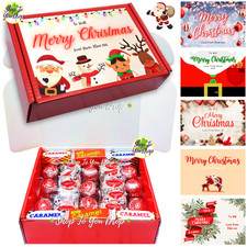 CHRISTMAS TUNNOCKS 54 PIECE PERSONALISED CHOCOLATE GIFT BOX Teacake Mallow 🎅
